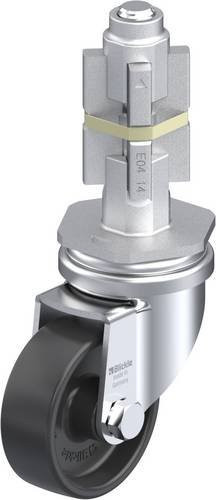 Blickle LRA-POA 50G-E04 Lenkrolle mit Rad-Durchmesser 50 mm und einer Tragfähigkeit von 75 kg in Schwarz und Grau - Bild 1