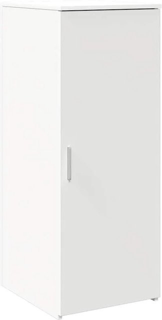 vidaXL Lagerschrank Weiß aus Holzwerkstoff mit Regalböden, B/T/H: 40 x 45 x 103,5 cm - Bild 1