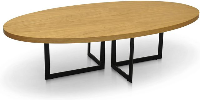 Couchtisch HASSE 7064 in Asteiche furniert, braun, modernes Design, B/T/H: 130 x 70 x 36 cm - Bild 1