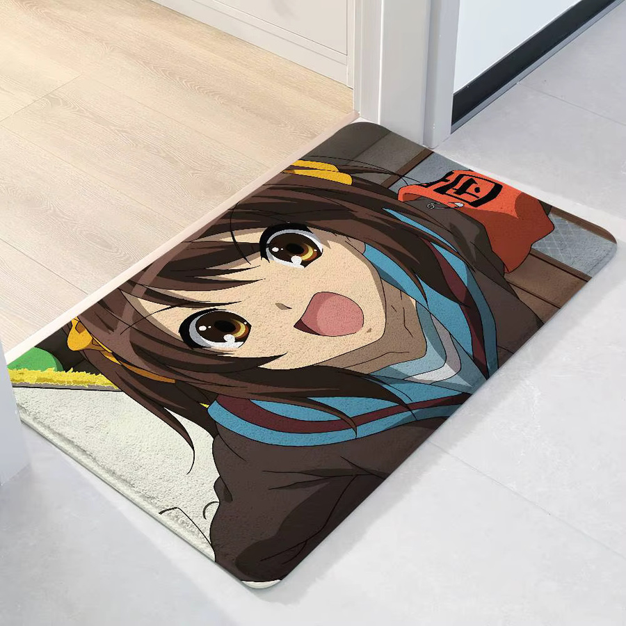 52TOYS Haruhi Suzumiya Teppich in Mehrfarbig, moderner abstrakter Design-Bodenmatte für Wohnzimmer und Schlafzimmer - Bild 6