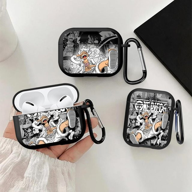 One Piece Luffy Schutzhülle für AirPods Pro 1 2 3 und AirPods 4 in Multicolour - Bild 1