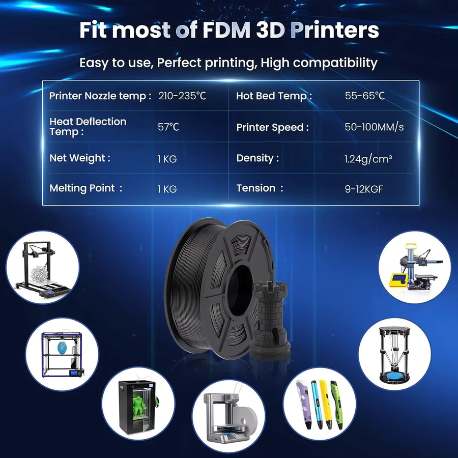 SUNLU PLA PLUS 3D-Drucker Filament Grün, 1,75 mm, 3 kg - Bild 5