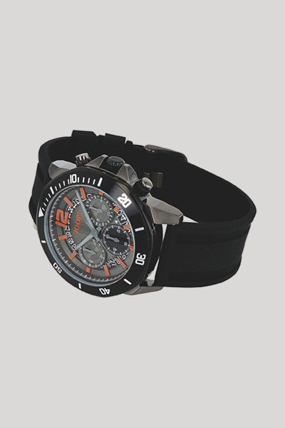 Joop! Chronograph, Edelstahl, Schwarz, Silikon, Herren - Bild 2