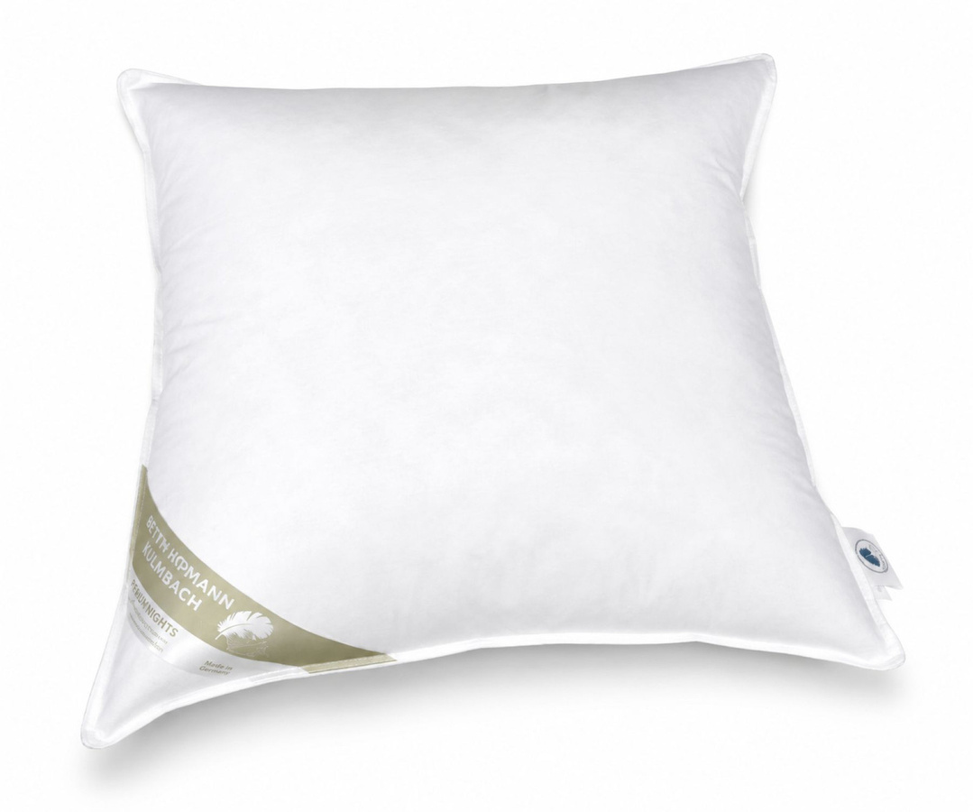 Betten Hofmann Daunenkissen FRANCE Kopfkissen aus 100 % Daunen, Weiß, B/T: 65 x 65 cm, Medium - Bild 1