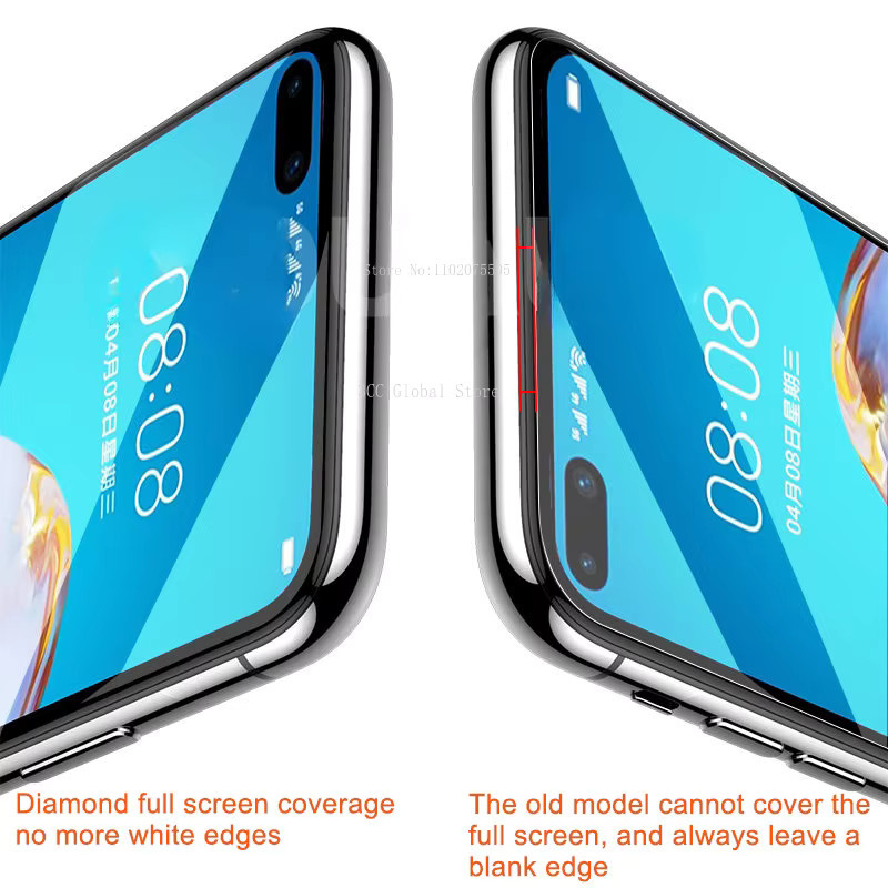 Transparentes gehärtetes Glas als Displayschutz für Huawei P30, P40 Lite, E, Smart, Z, S, P20 Pro, P10 und Mate 30 Lite - Bild 2