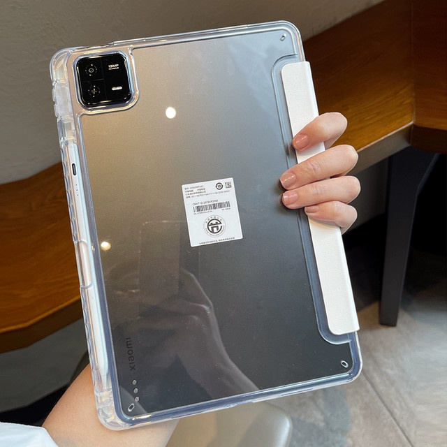 Transparente Schutzhülle mit Awake/Sleep Cover für Xiaomi Mi Pad 5, 6 Pro, Redmi Pad SE und weitere Modelle - Bild 1