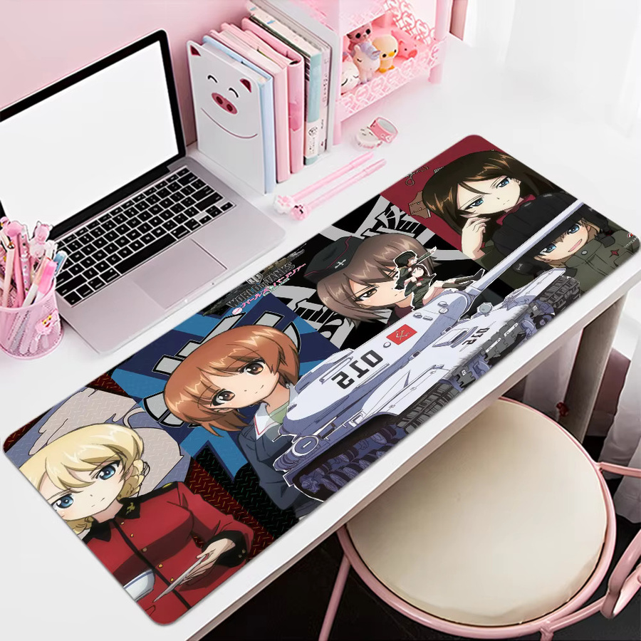 GIRLS Und PANZER Custom Skin Verdicktes Mauspad als übergroße Gaming-Tastaturmatte und Notebook-Tischmatte in Multicolour - Bild 5