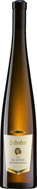 Schales Siegerrebe Beerenauslese Weißwein, edelsüß, Rheinhessen, 1990, 0,75 l - Bild 1