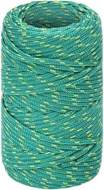 vidaXL Bootsseil aus Polypropylen in Grün, Durchmesser: 2 mm, Länge: 500 m - Bild 1