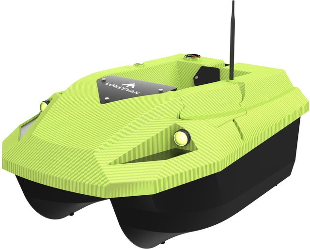 LOKEEVAN D50B GPS Köderboot, Fernsteuerung, Gelb - Bild 1