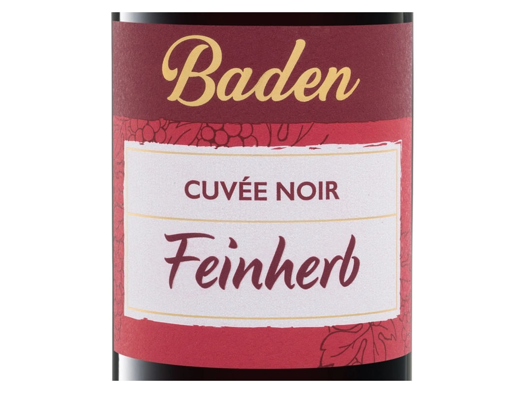Badischer Weinverbund GmbH Cuvée Noir Baden Qualitätswein feinherb Rotwein 0,75 l - Bild 2