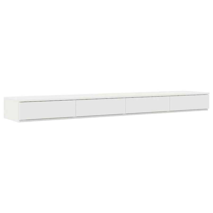 vidaXL Bettschubladen aus Holzwerkstoff in Weiß, B/T/H: 180 x 36,5 x 16,5 cm - Bild 1