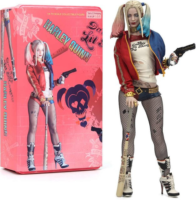 Bandai DC Superhelden Joker Harley Quinn Batman Superman Flash Green Lantern, Sammlermodell, Kunststoff - Bild 1