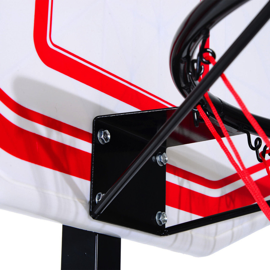 HOMCOM Basketballanlage höhenverstellbar rollbar schwarz - Bild 5