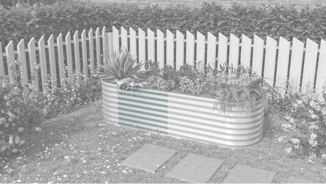 Vitavia Hochbeeterweiterung Stretched 630 in Silber Blank, H: 63 cm, B: 80 cm - Bild 1