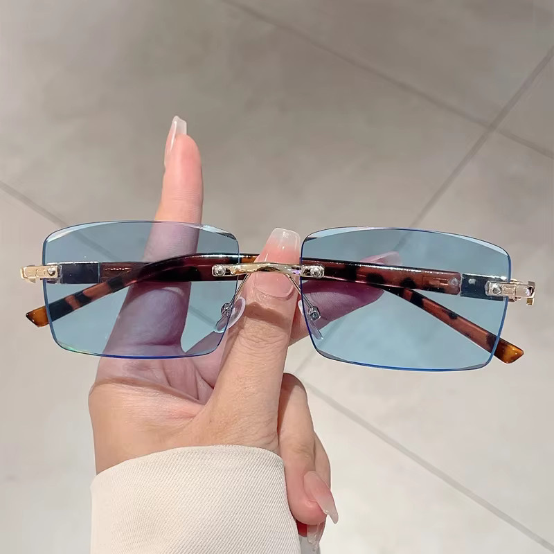 KAMMPT Sonnenbrille, randlos, rechteckig, Metall, Unisex - Bild 1