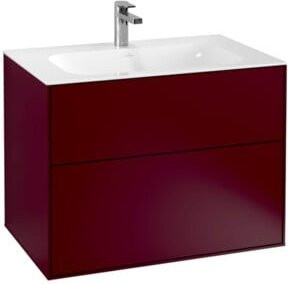Villeroy & Boch Waschtischunterschrank Finion in Peony Matt mit Schubladen und Türen, Wandmontage, B/T/H: 79,6 x 59,1 x 49,8 cm - Bild 1