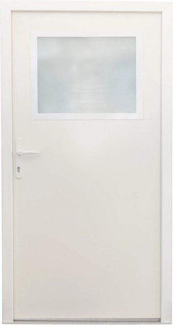 Splendoor Stahl-Nebeneingangstür NS2 Weiß nach innen öffnend, B/H: 98 x 198 cm, Anschlag Links - Bild 1