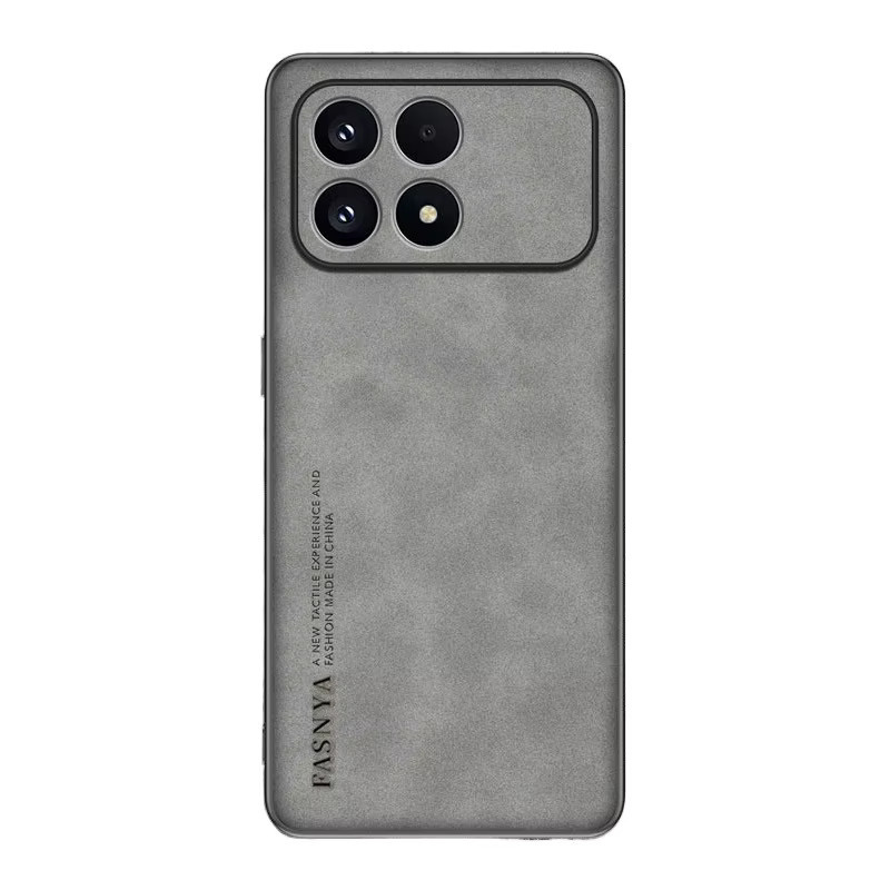 Xiaomi Redmi K90 K90ProMax K80Ultra Schutzhülle aus Lammfell-Leder mit TPU-Stoßstange in Rot - Bild 4