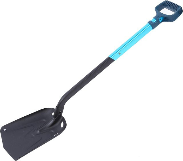 Shoemst Multifunktions-Schaufel aus Aluminiumlegierung für Outdoor, Camping und Klettern, klappbar, Schwarz oder Blau - Bild 1