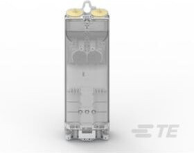 KRÜGER-Werke Übergangs- und Sicherungskasten EKM-2050F-2D1-5S/S N L1 L2 L3 PE in Grau und Transparent mit Messing-Komponenten - Bild 1