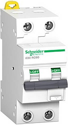 Schneider Electric RCBO FI-Schutzschalter/Leitungsschutzschalter in Weiß, 20 A - Bild 1