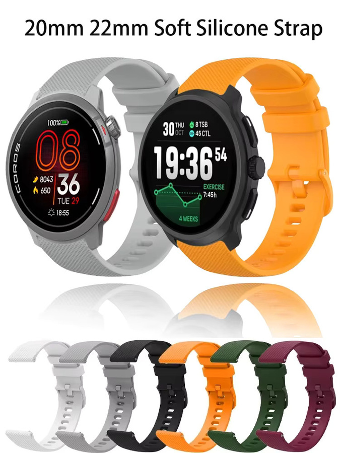 Silikonarmband, 20 mm, 22 mm, Unisex - Bild 3