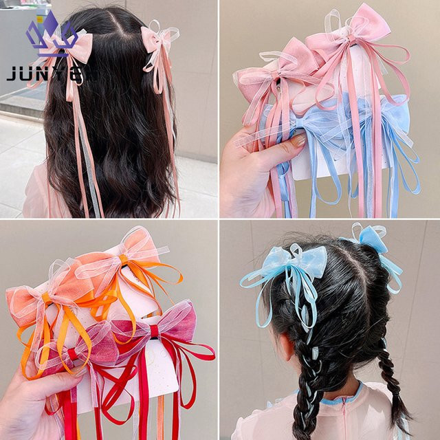 Junyeh Haar Clip Set, Quaste, Kinder - Bild 1