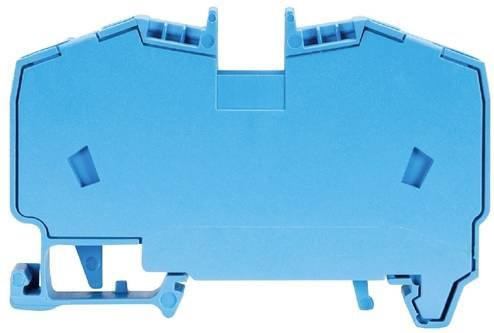 Wieland Electric 56.710.0053.6 Durchgangsklemme mit Federzuganschluss in Blau, 50 Stück - Bild 1