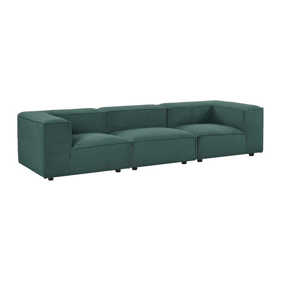 Vente-unique Modulares Sofa Ruzolo Grün Breite: 296 cm - Bild 2