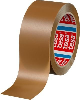tesa Verpackungsklebeband 4100 für mittelschwere Pakete, braun, 6 Rollen, Breite: 50 mm, Länge: 60 m - Bild 1