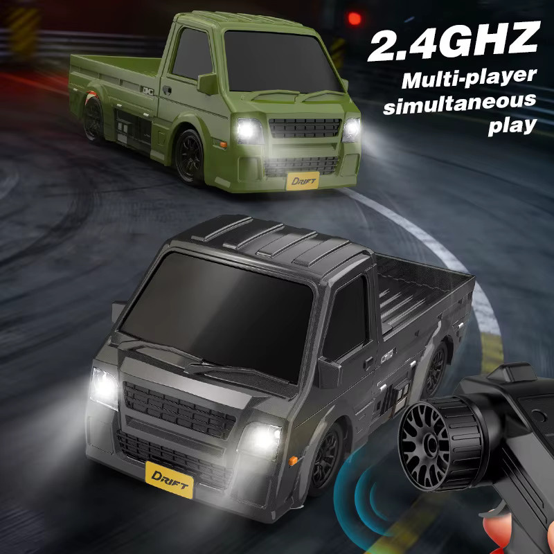 ANTSIR RC-Truck, 1:64, RC-Drift-Auto, mit LED-Lichtern - Bild 2