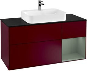 V&B Waschtischunterschrank Finion in Platinbraun lackiert, Breite: 120 cm, Tiefe: 50,1 cm, Höhe: 50,1 cm - Bild 1