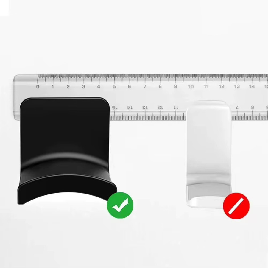 VODOOL Universeller Headset-Aufhänger, selbstklebender Kopfhörer-Haken für Wand, Schreibtisch oder PC, in Schwarz oder Weiß - Bild 6