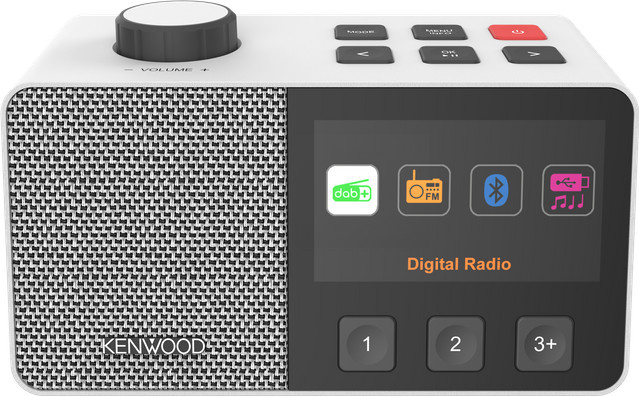Kenwood CR-M70DAB-W DAB+ Radioempfänger in Weiß - Bild 1