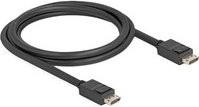 Delock DisplayPort 2.1 Kabel Schwarz, 1,8 m, unterstützt 16K 60 Hz und bis zu 80 Gbps Datentransferrate - Bild 1