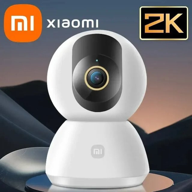 Xiaomi Smart Kamera 2K 1296P HD Indoor Überwachungskamera mit 360 Grad Sichtfeld und Nachtmodus in Weiß - Bild 1
