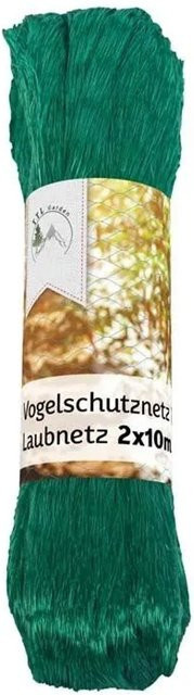 TTL GARDEN Vogelschutznetz Grün, 2 x 10 m, Maschenweite: 20 x 20 mm - Bild 1