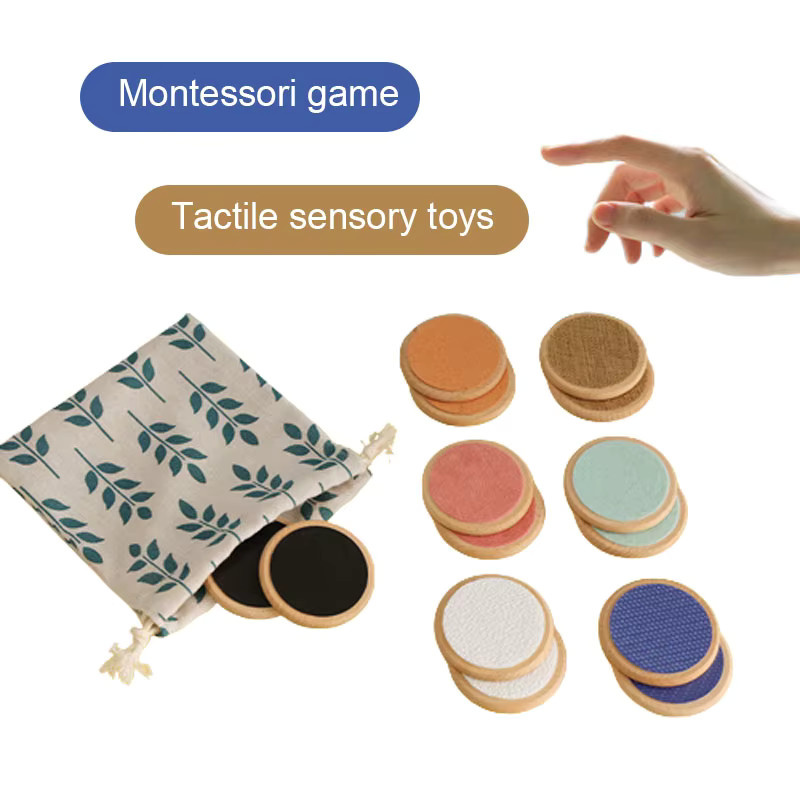 Lee's Sharing Montessori Sinnes Spielzeug, Taktile Klassifizierung, Holz, Bunt / Mehrfarbig - Bild 2