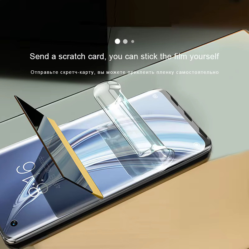 3 Stück HD Hydrogelfolie Displayschutzfolie für Samsung Note 8, Note 9 Ultra, Note 10 Plus und Note 20 in Transparent - Bild 3