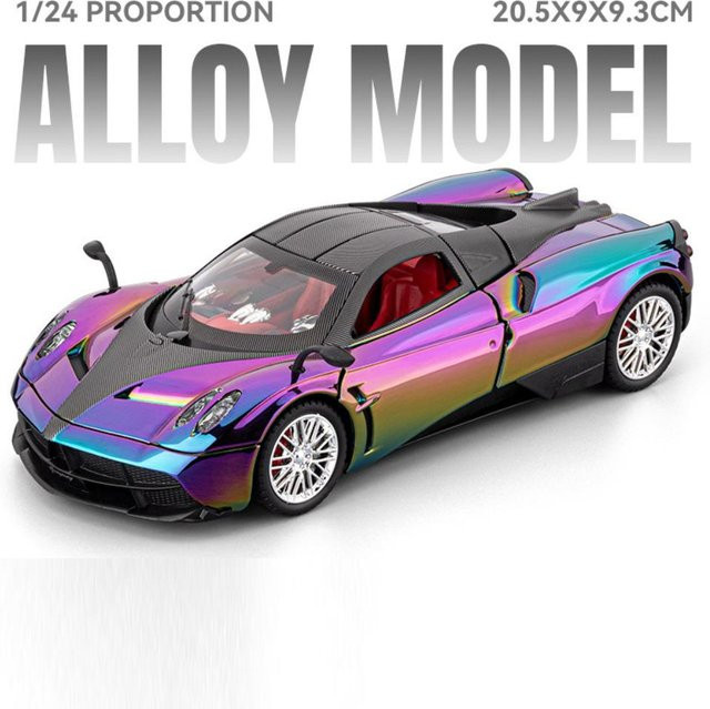 Linyi toy car Pagani Huayra Dinastia Vision Gt, Spielzeug Auto, 1:24, mit Licht und Sound, ab 14 Jahren - Bild 1