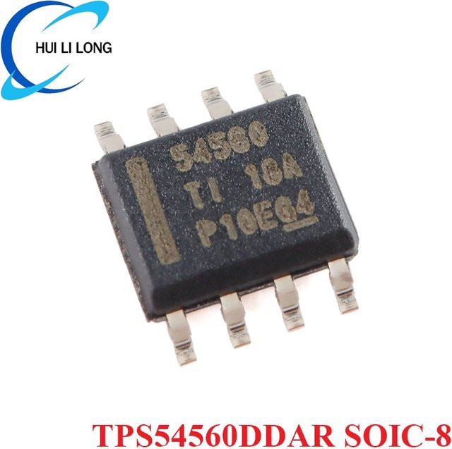TPS54560 DDAR DC-DC Buck Step-Up Power Converter Chip IC in Schwarz, SOIC-8 Gehäuse - Bild 1