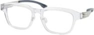 ic! berlin Raidon Korrektionsbrille, Vollrand, quadratisch, transparent, Herren - Bild 1