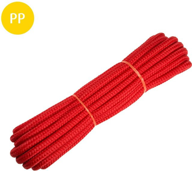 Conacord Multifil Geflochtenes Polypropylen Seil Rot Ø 14 mm Länge 10 m - Bild 1