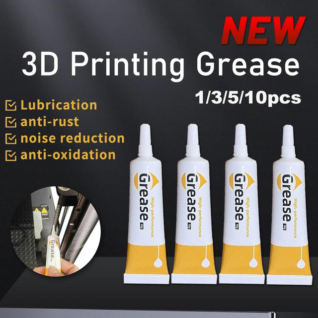 LIXIU Getriebefett Schmiermittel für 3D-Drucker Führungsschienen und optische Achsen passend für Bambu Lab P2S, A1, X1, P1 sowie Ender-3 und K1 - Bild 1