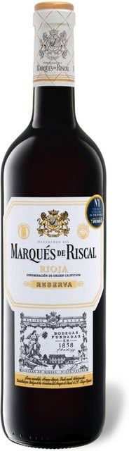 Marqués de Riscal Rioja Reserva Tempranillo trocken Rotwein 2021 0,75 l - Bild 1