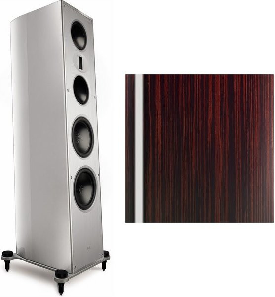 T+A Solitaire S 430 Passiver Stand-Lautsprecher in Hochglanz Makassar und Elox Schwarz - Bild 1