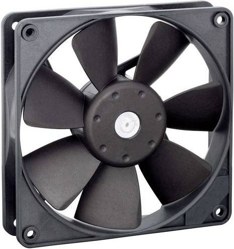 EBM Papst Axiallüfter 4414F/2 Schwarz 24 V/DC 168 m³/h B/T/H: 11,9 x 11,9 x 2,54 cm - Bild 1