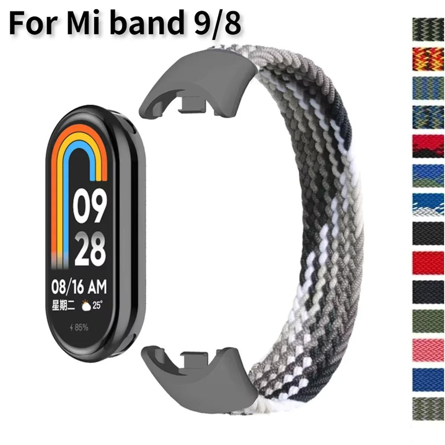 OAKCHARM Uhrenarmband Nylon, Multicolor, Xiaomi Mi Band 8 9, Unisex - Bild 2