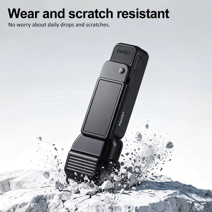 DJI Osmo Pocket 4 Hartschalenkoffer in Schwarz mit kratzfestem Gimbal- und Bildschirmschutz sowie Ladefunktion für Reisen und Außenaufnahmen - Bild 4